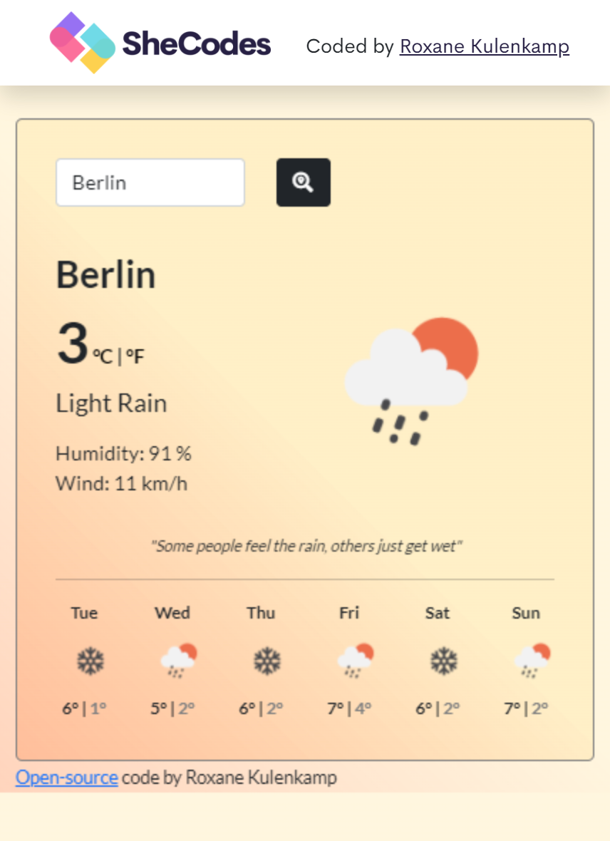 Weather Project Overview